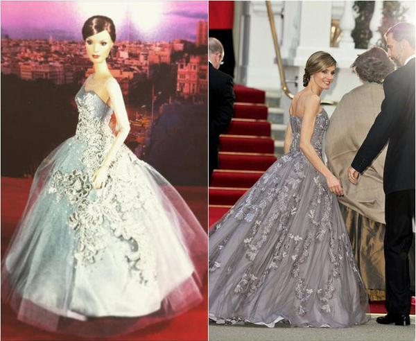 Regina Spaniei are o copie sub formă de păpusă Barbie