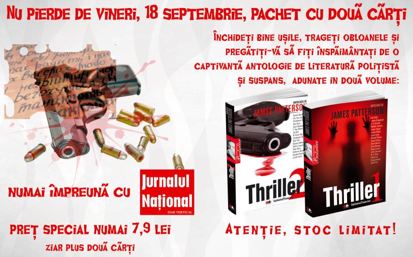 Două cărţi la un super-preţ împreună cu Jurnalul Naţional de vineri 18 septembrie