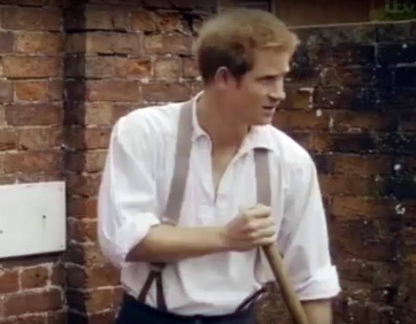 VIDEO - Prinţul Harry şi-a făcut debutul în actorie. Vezi de ce a acceptat rolul de grădinar