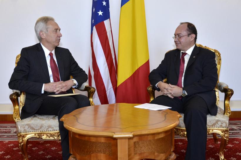 Bogdan Aurescu l-a primit pe Hans G. Klemm, noul ambasador al SUA în România