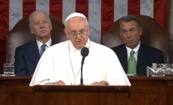 Papa Francisc, discurs istoric în Congresul american