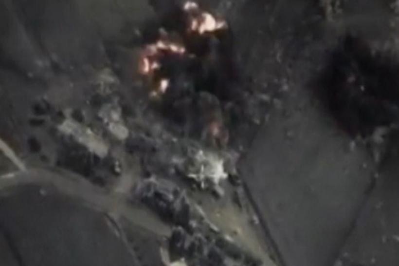 VIDEO - A apărut prima înregistrare al atacului aerian rusesc din Siria