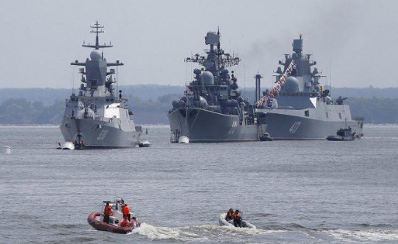  Nave rusești din flota Mării Negre particpă la operațiunile militare din Siria