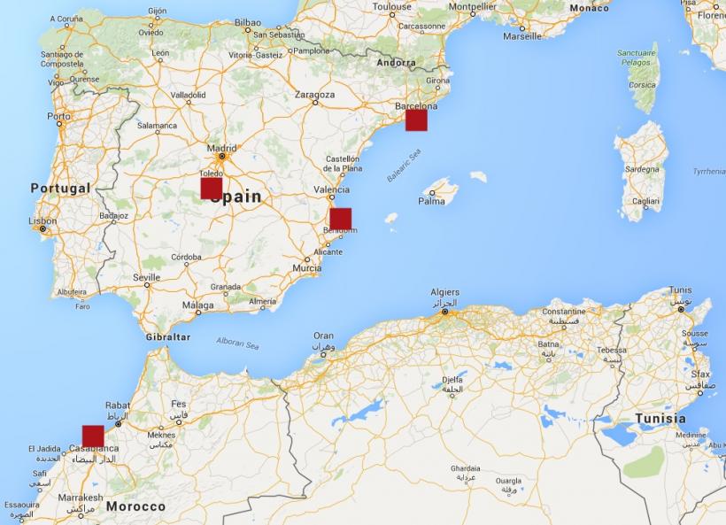 Zece presupuşi recrutori pentru SI au fost arestaţi în Spania şi Maroc 