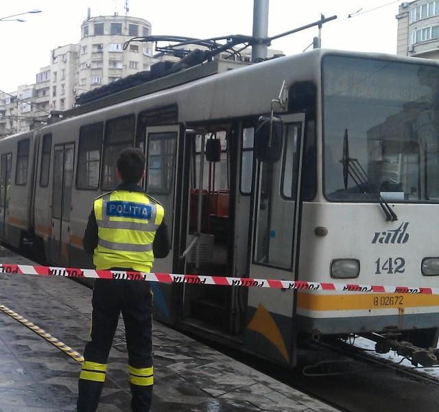 Bărbat lovit de tramvai, în București! N-a avut nicio șansă