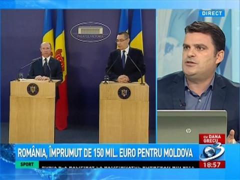 Radu Tudor: Noi vrem cu 150 de milioane de euro să scoatem Moldova de sub influenţa Rusiei?