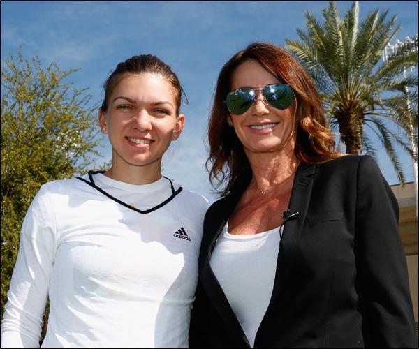 FOTO DE COLECŢIE. Simona Halep și Nadia Comăneci s-au antrenat împreună pe un teren de tenis