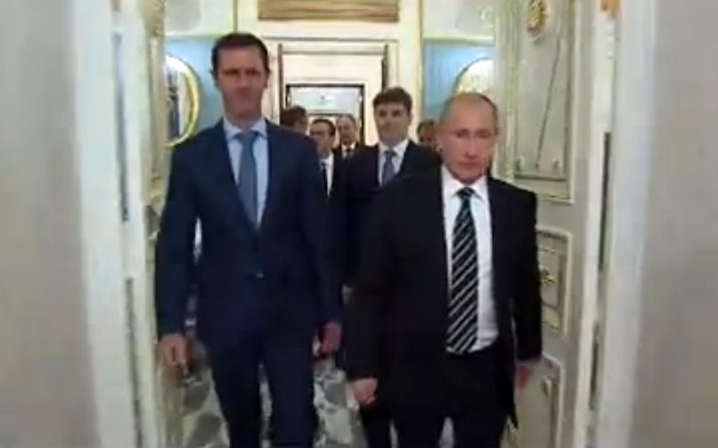  Assad, vizita la Kremlin. Intalnire cu Putin