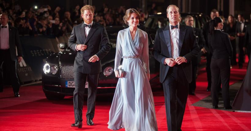 Prinţul William şi ducesa de Cambridge au asistat la avanpremiera filmului &quot;Spectre&quot;