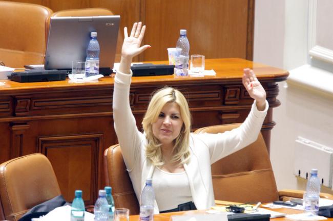 SCANDAL in Parlament la numararea voturilor pentru retinerea si arestarea Elenei Udrea
