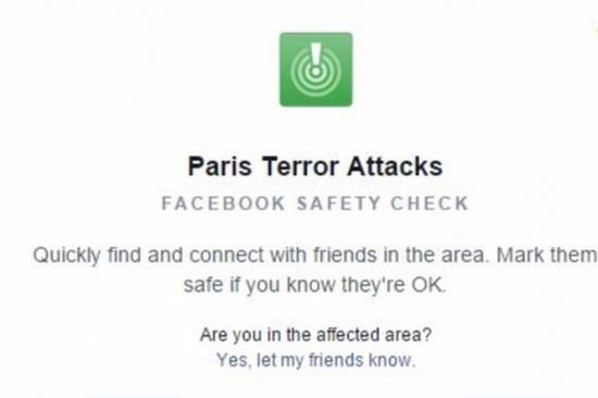 ATENTATE LA PARIS. Facebook a lansat serviciul &quot;Safety Check&quot; prin care utilizatorii pot anunţa că sunt bine