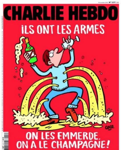 Cum arată coperta revistei Charlie Hebdo, după atentatele de la Paris