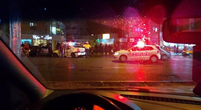 VIDEO. Accident spectaculos între o mașină de poliție și un BMW X5!