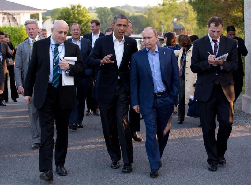 Putin şi Obama au discutat, la Paris, cu uşile închise, despre criza siriană