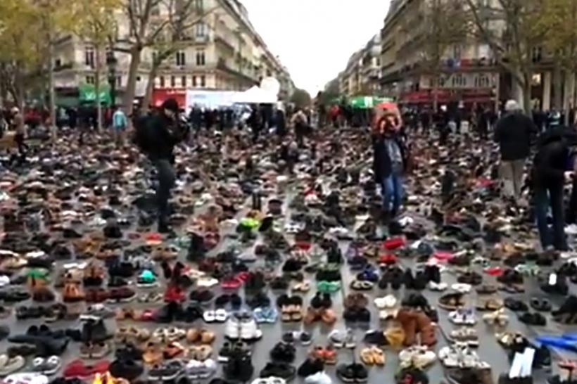 VIDEO - Parisul, blocat din cauza Conferinţei Internaţionale pentru schimbări climatice, COP21. Demonstraţiile ecologiştilor, interzise