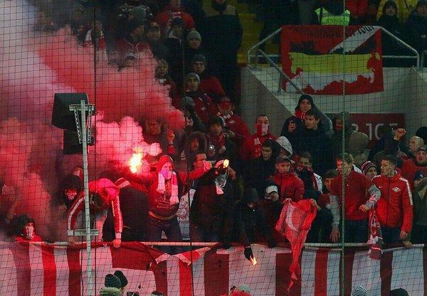 Clubul Spartak Moscova, amendat după ce suporterii au ars steagul Turciei