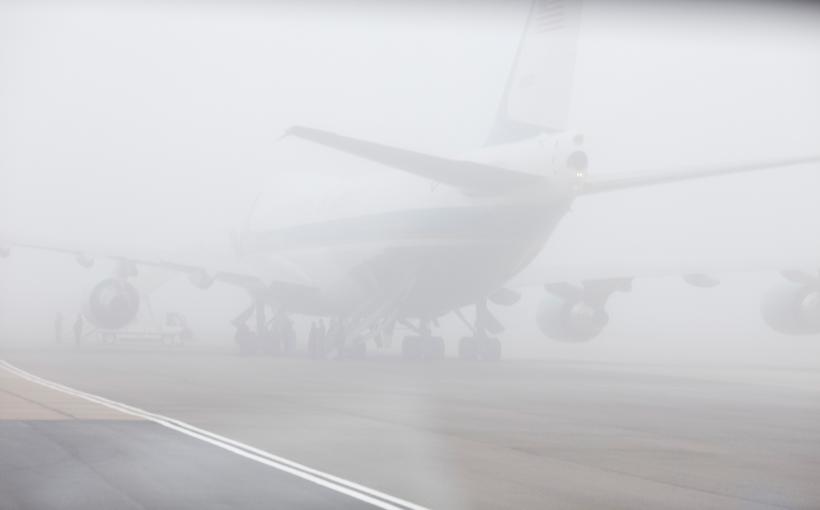 Traficul aerian este blocat pe Aeroportul Internaţional din Sibiu