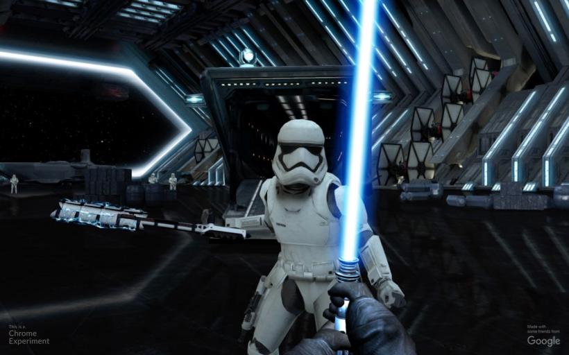 Aplicaţie Google care transformă telefonul într-o sabie laser 'Star Wars' 