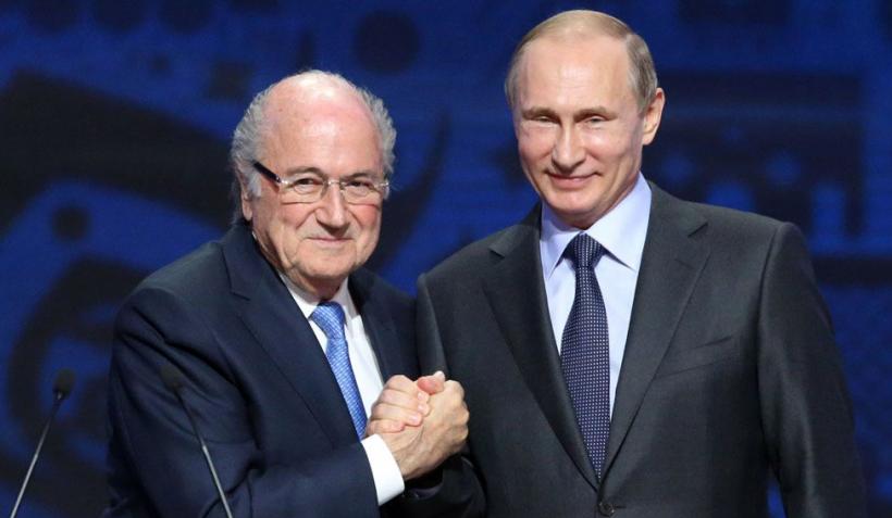 Putin spune că: &quot;Sepp Blatter merită premiul Nobel pentru Pace&quot;