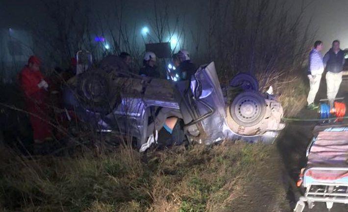 Accident grav la intrarea în Timișoara – un Nissan s-a dat peste cap. Vezi care au fost urmările  