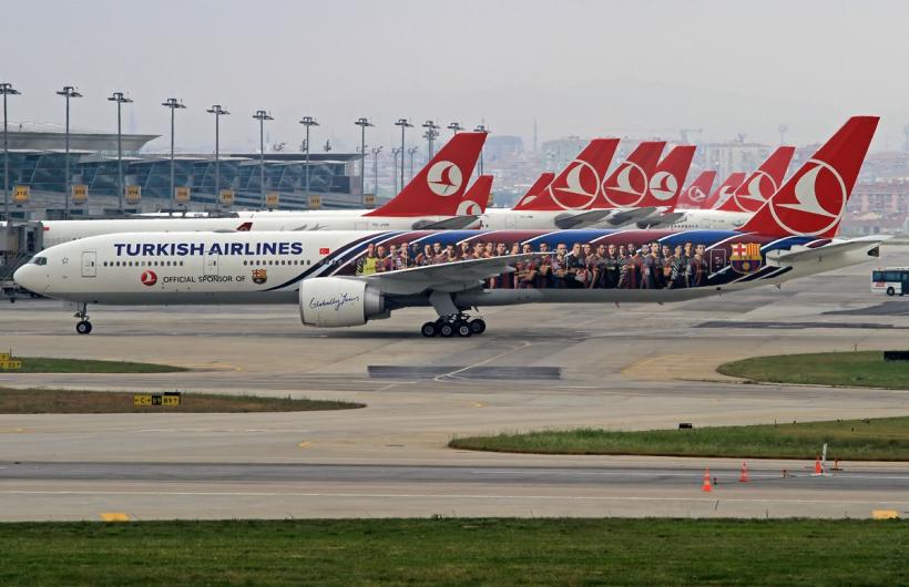 Turkish Airlines îşi anulează toate zborurile din cauza ninsorilor abundente