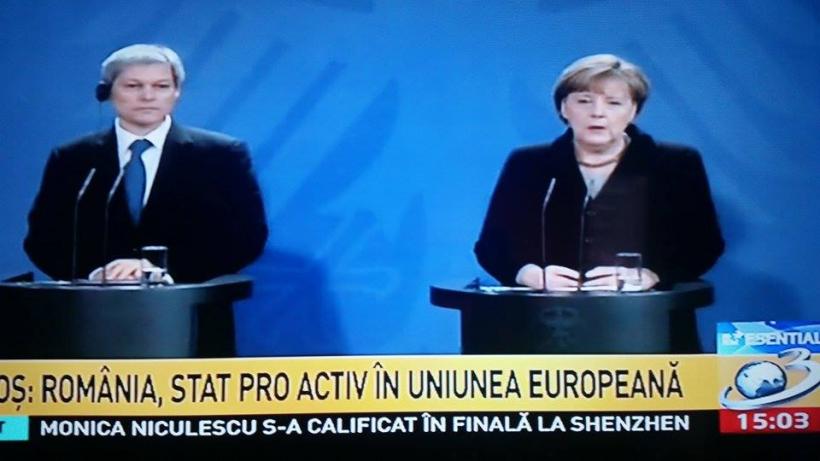 Întâlnire Cioloş-Merkel. Cancelarul german: &quot;O condiţie pentru intensificarea relaţiilor economice este ca sistemul de justiţie să fie îmbunătăţit în continuare&quot;