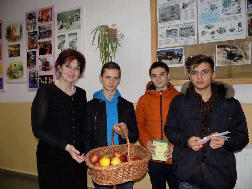 Campania “Mere pentru sanatate”, locul doi pentru Liceul de Mecatronica Iasi la un concurs destinat liceelor din Moldova