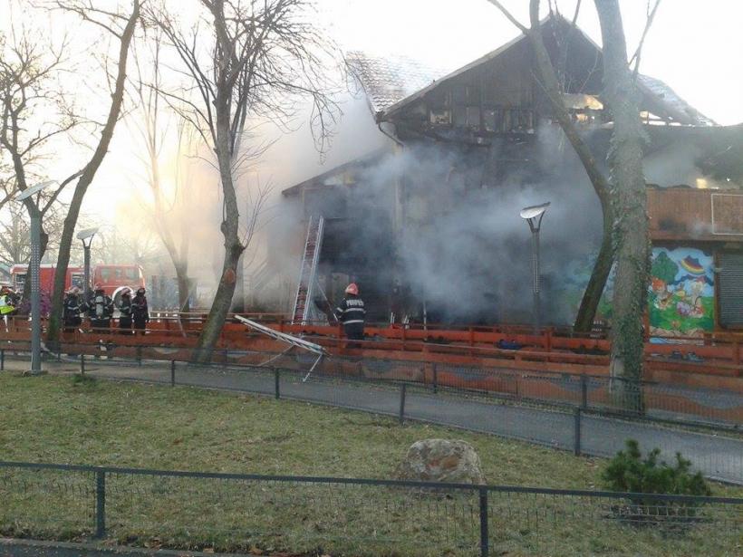 FOTO. Incendiu la un restaurant din Orășelul Copiilor  18525772