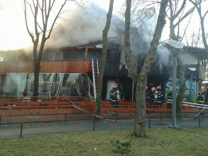 FOTO. Incendiu la un restaurant din Orășelul Copiilor  18525776