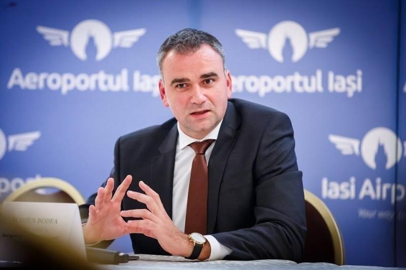 Marius Bodea, candidatul PNL la Primăria Iaşi. A fost prefect şi subprefect, acum e directorul Aeroportului Internaţional Iaşi