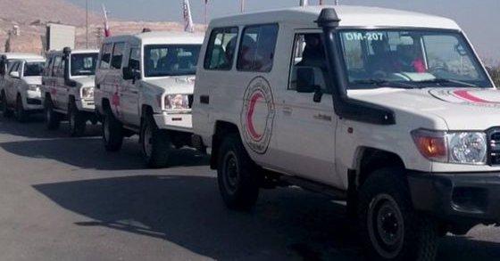 Siria: O sută de camioane cu ajutoare umanitare, pregătite să pornească spre oraşele asediate 