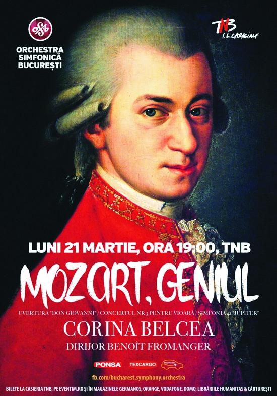 Orchestra Simfonică Bucureşti prezintă: Mozart, Geniul