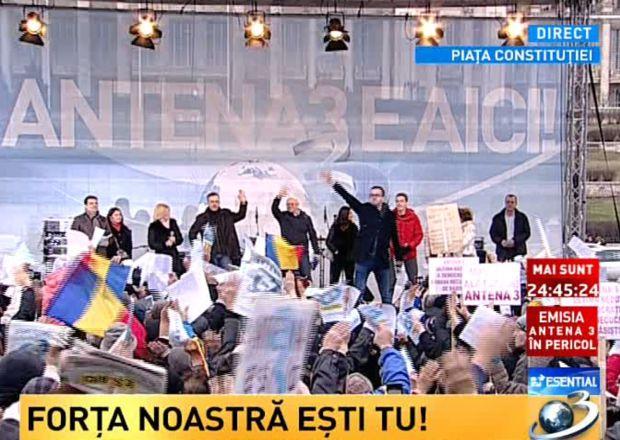 Mihai Gâdea: „România vrea libertatea. Antena 3 e aici”