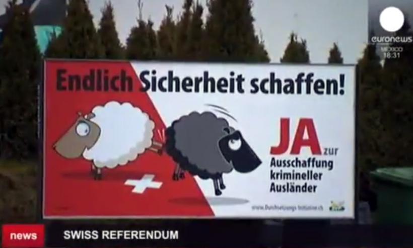 Elveţienii au respins propunerea de expulzare automată a infractorilor străini (exit-poll) 