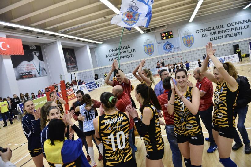 CSM Bucureşti s-a calificat în finala Cupei Challenge la volei feminin