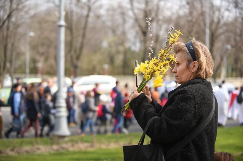 GALERIE FOTO. Procesiune în Bucureşti de Floriile catolice 18532124