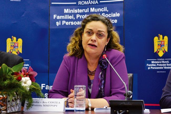 Ministrul demisionar al Muncii, Ana Costea, consideră că a obținut, cu prețul depunerii mandatului, renunțarea la asumarea de către guvern a proiectului de ordonanță de urgență privind salarizarea
