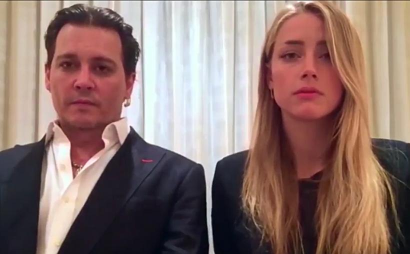 VIDEO - Amber Heard și Johnny Depp, scuze stranii față de Australia