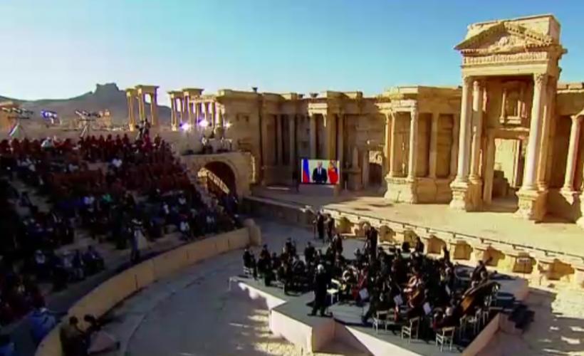 Concert în amfteatrul de la Palmyra, un gest simbolic al ruşilor în memoria victimelor războiului sirian