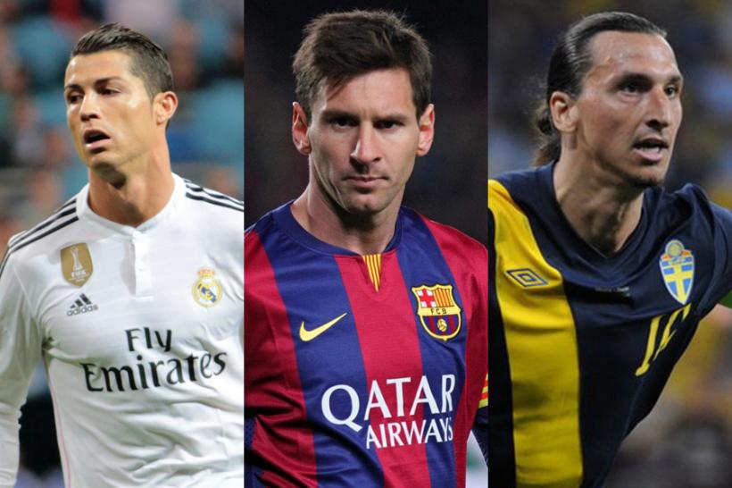 Cristiano Ronaldo, Messi şi Ibrahimovic, cei mai bine plătiţi jucători din lume în 2015. Cât au câștigat vedetele fotbalului internațional