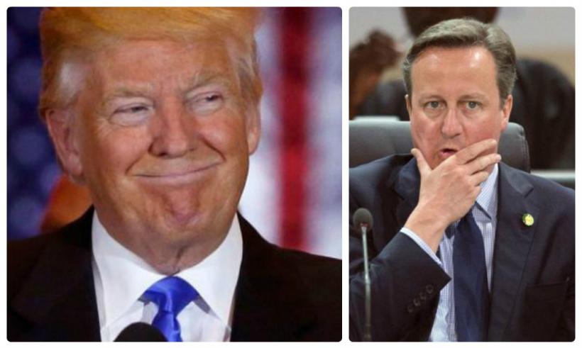 Donald Trump: E puţin probabil să am o relaţie bună cu David Cameron 