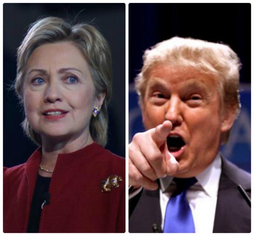 SONDAJ: Distanţa dintre Hillary Clinton şi Donald Trump se reduce