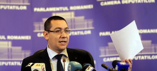 Ponta, despre Guvern: Nu conduce, nu guvernează nimeni, nu ia nimeni măsuri 
