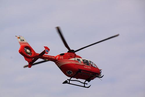 Elicoptere la sol, după accidentul din Moldova