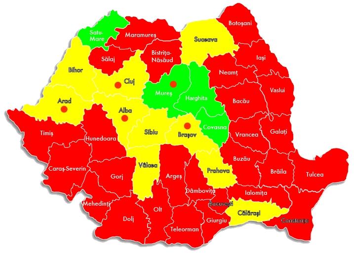 Cum arată harta politică a României după alegerile locale. PDL-iştii au tras în sus PNL-ul