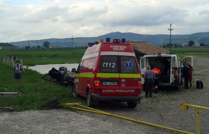 ALERTĂ - Încă un accident grav. Nouă răniţi într-un accident rutier, în județul Cluj