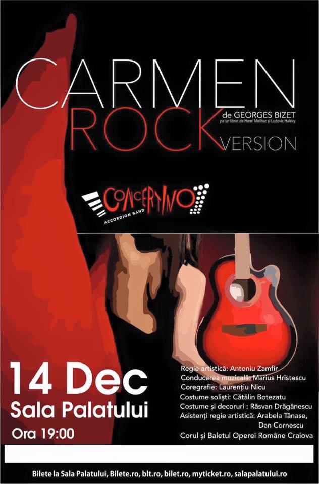 Carmen – Rock Version, la Sala Palatului