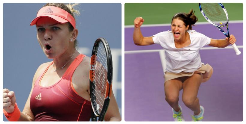Simona Halep și Monica Niculescu s-au calificat în semifinalele probei de dublu la Montreal