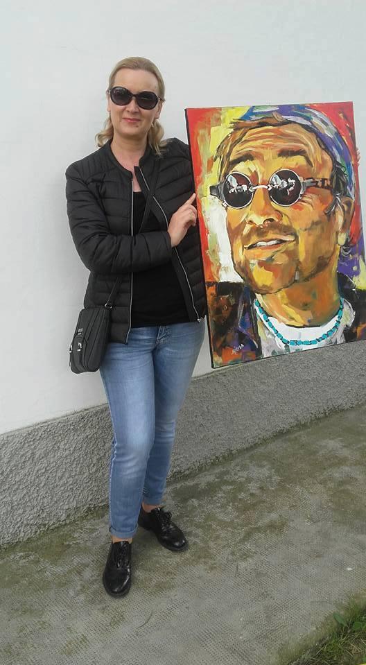 O româncă talentată, pe cale de a cuceri pe deplin Italia cu picturile ei: "Dacă mă ajută România? Nu ştiu ce aş putea răspunde!" 18545148