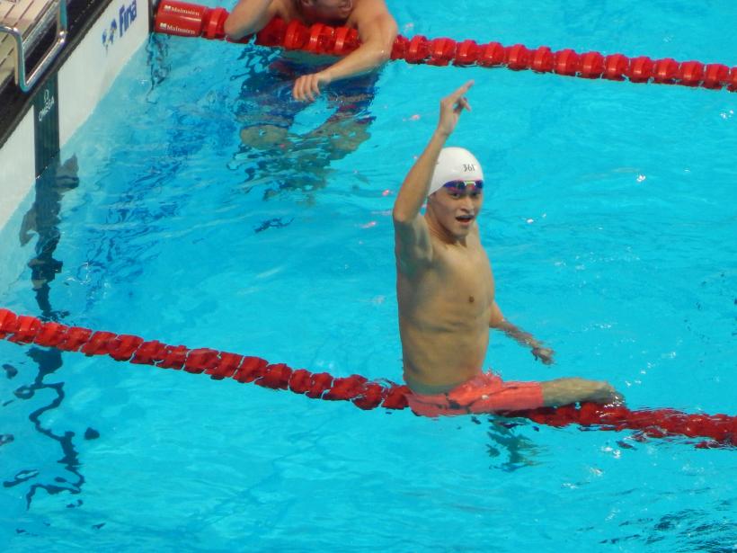 OLIMPIADA. Moment PENIBIL pentru înotătorul chinez Sun Yang. S-a intamplat imediat dupa ce a CASTIGAT medalia de AUR
